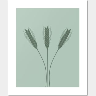Wheat Field (Graze Green) Posters and Art